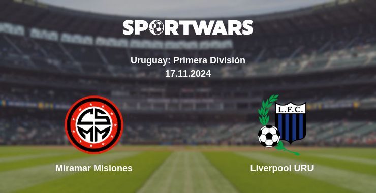 Result of the Miramar Misiones — Liverpool URU match, 17.11.2024