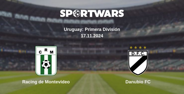 Result of the Racing de Montevideo — Danubio FC match, 17.11.2024