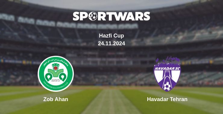 Result of the Zob Ahan — Havadar Tehran match, 24.11.2024