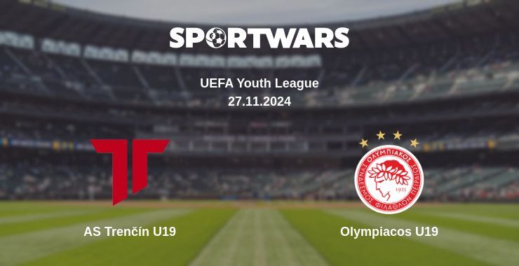 Result of the AS Trenčín U19 — Olympiacos U19 match, 27.11.2024