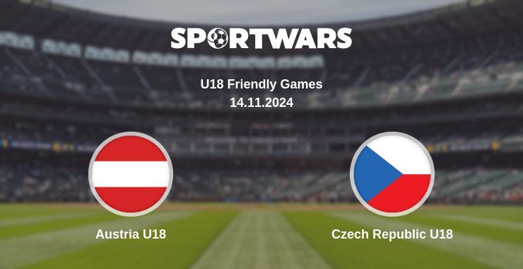 Result of the Austria U18 — Czech Republic U18 match, 14.11.2024