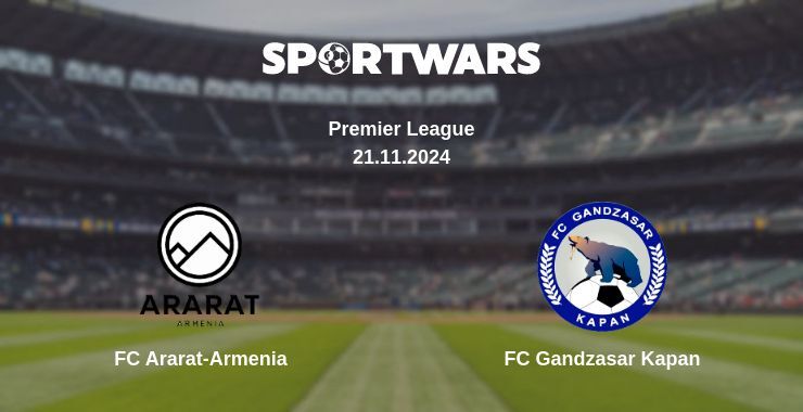 Result of the FC Ararat-Armenia — FC Gandzasar Kapan match, 21.11.2024