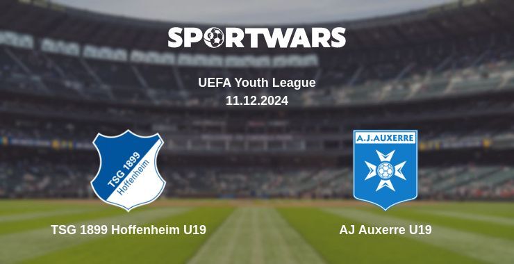 Result of the TSG 1899 Hoffenheim U19 — AJ Auxerre U19 match, 11.12.2024