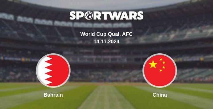 Result of the Bahrain — China match, 14.11.2024