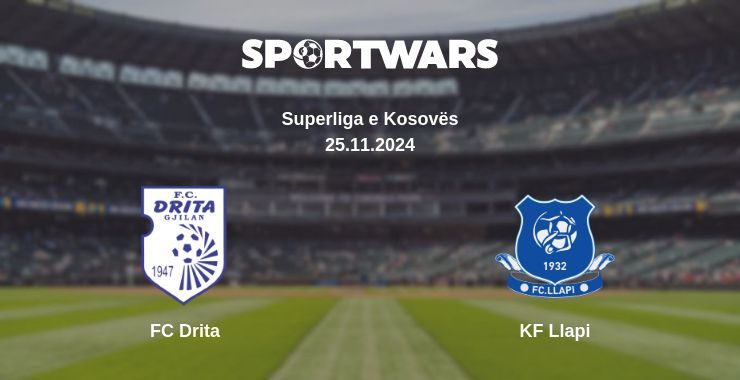 Result of the FC Drita — KF Llapi match, 25.11.2024