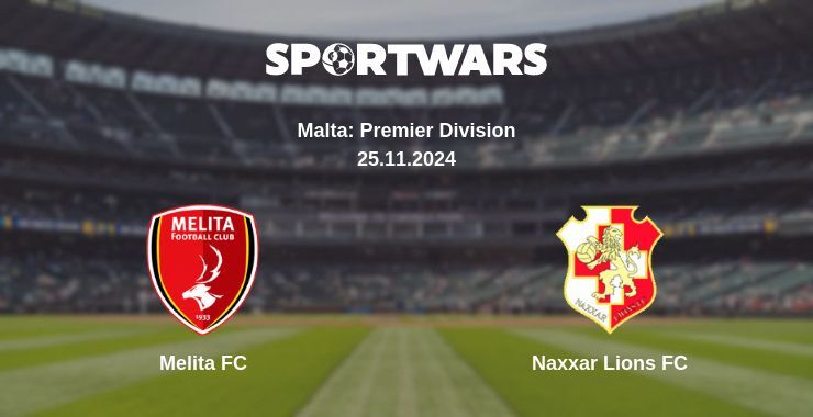 Result of the Melita FC — Naxxar Lions FC match, 25.11.2024