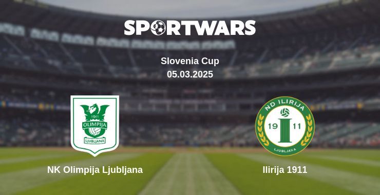 NK Olimpija Ljubljana — Ilirija 1911 watch online broadcast, 05.03.2025