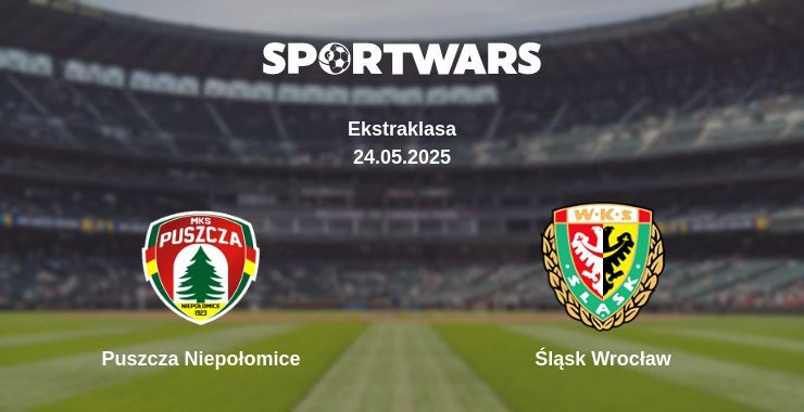 Puszcza Niepołomice — Śląsk Wrocław watch online broadcast, 24.05.2025