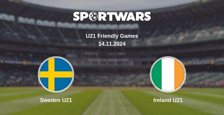 Result of the Sweden U21 — Ireland U21 match, 14.11.2024