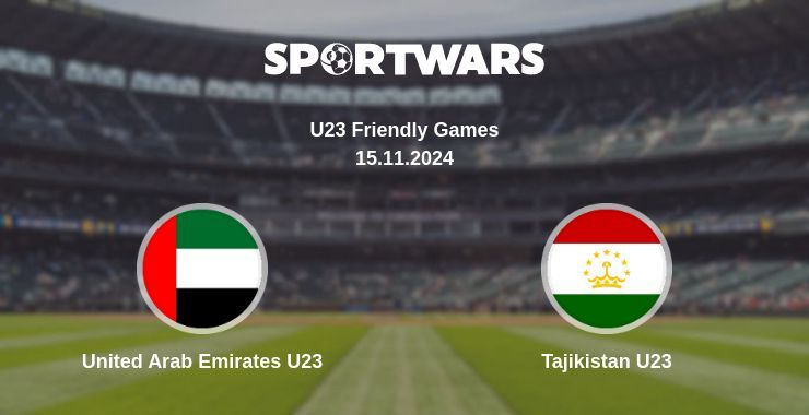 Result of the United Arab Emirates U23 — Tajikistan U23 match, 15.11.2024