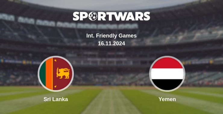 Result of the Sri Lanka — Yemen match, 16.11.2024