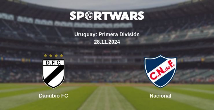 Result of the Danubio FC — Nacional match, 28.11.2024