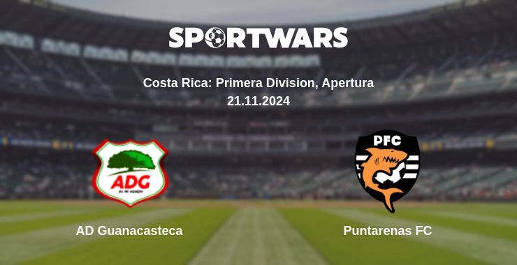 Result of the AD Guanacasteca — Puntarenas FC match, 21.11.2024