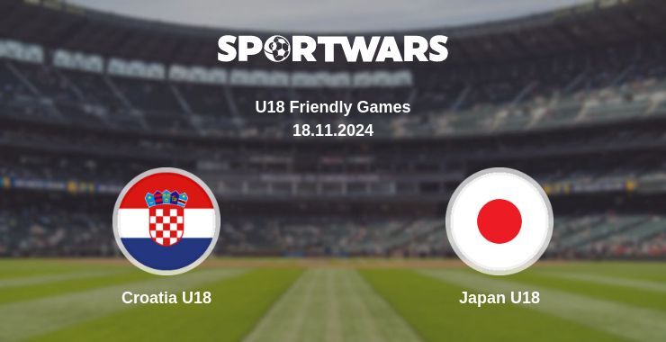 Result of the Croatia U18 — Japan U18 match, 18.11.2024