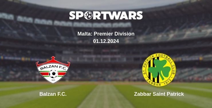 Result of the Balzan F.C. — Zabbar Saint Patrick match, 01.12.2024