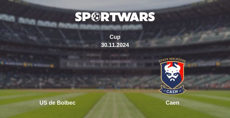 US de Bolbec — Caen watch online broadcast, 30.11.2024