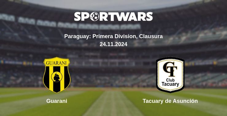 Result of the Guarani — Tacuary de Asunción match, 24.11.2024