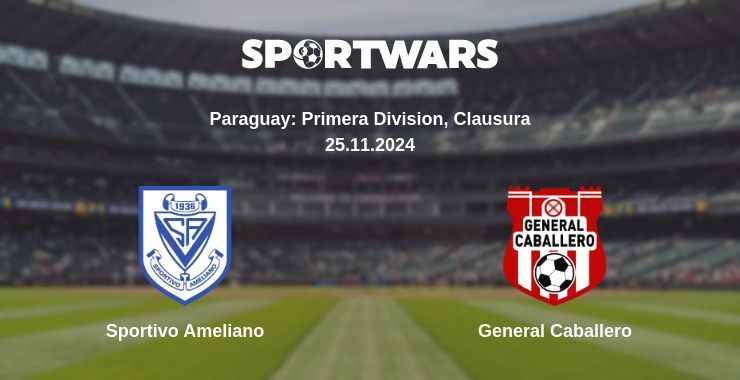 Result of the Sportivo Ameliano — General Caballero match, 25.11.2024