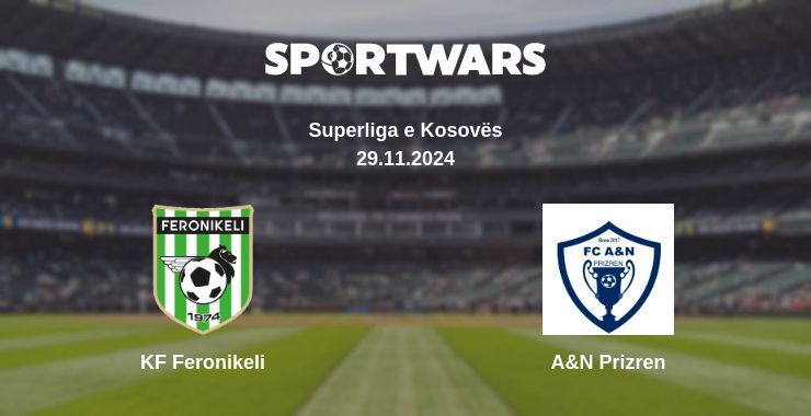 Result of the KF Feronikeli — A&N Prizren match, 29.11.2024