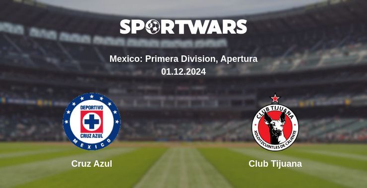 Result of the Cruz Azul — Club Tijuana match, 01.12.2024