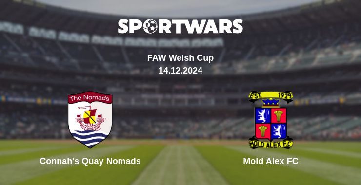 Result of the Connah's Quay Nomads — Mold Alex FC match, 14.12.2024