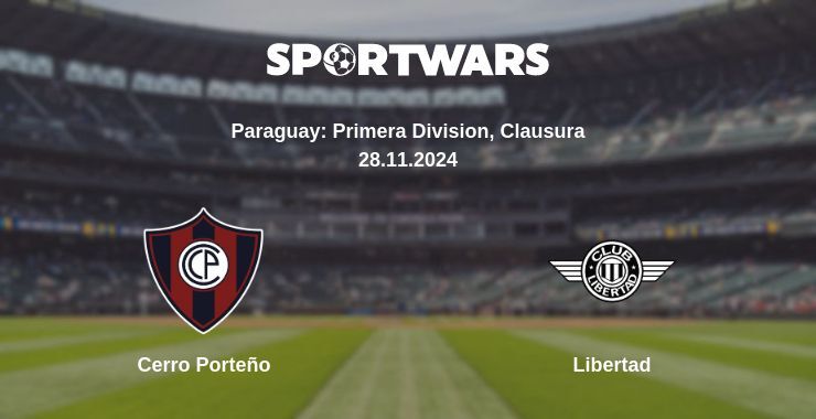 Result of the Cerro Porteño — Libertad match, 28.11.2024