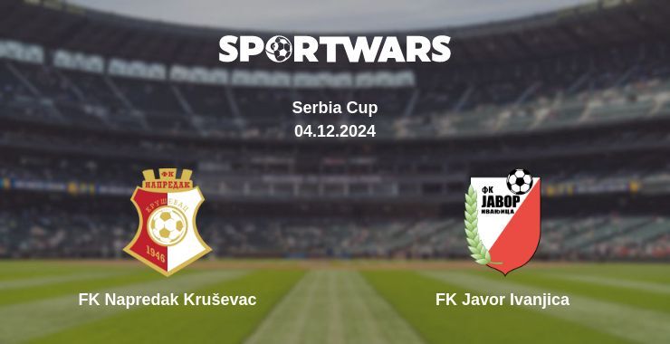 Result of the FK Napredak Kruševac — FK Javor Ivanjica match, 04.12.2024