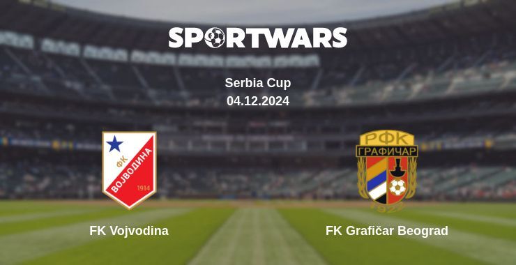 Result of the FK Vojvodina — FK Grafičar Beograd match, 04.12.2024