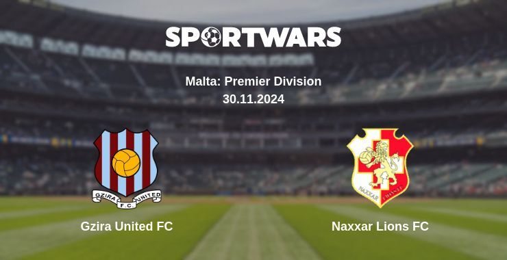 Result of the Gzira United FC — Naxxar Lions FC match, 30.11.2024