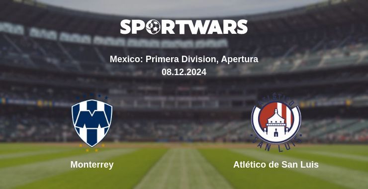 Result of the Monterrey — Atlético de San Luis match, 08.12.2024