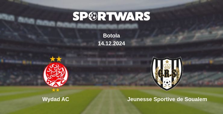 Result of the Wydad AC — Jeunesse Sportive de Soualem match, 14.12.2024