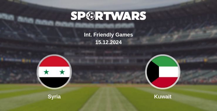 Syria — Kuwait watch online broadcast, 15.12.2024