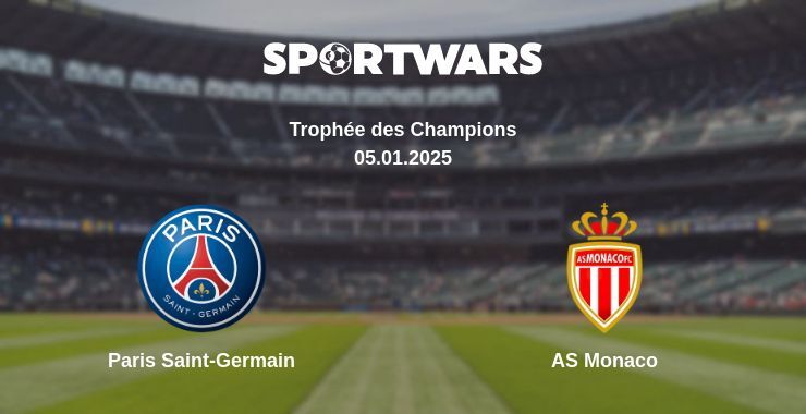 Paris Saint-Germain — AS Monaco watch online broadcast, 05.01.2025