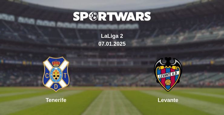 Tenerife — Levante watch online broadcast, 07.01.2025