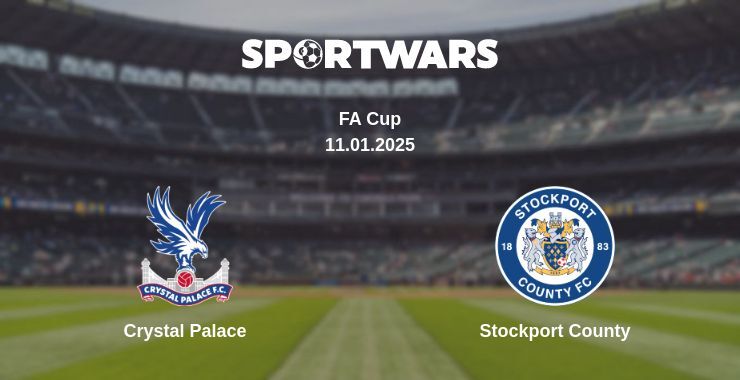 Crystal Palace — Stockport County watch online broadcast, 11.01.2025