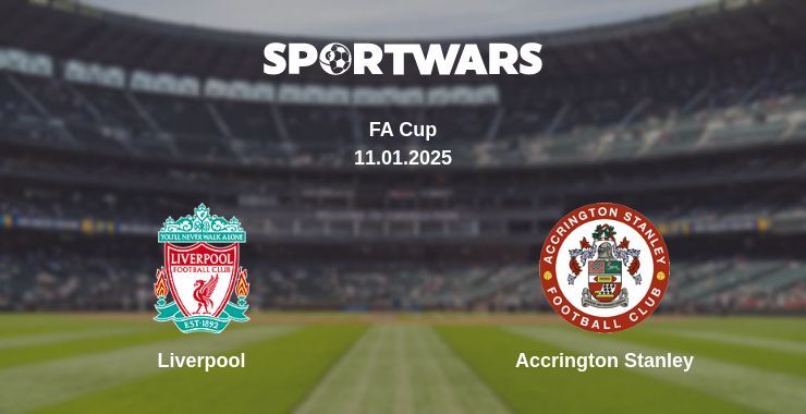 Liverpool — Accrington Stanley watch online broadcast, 11.01.2025