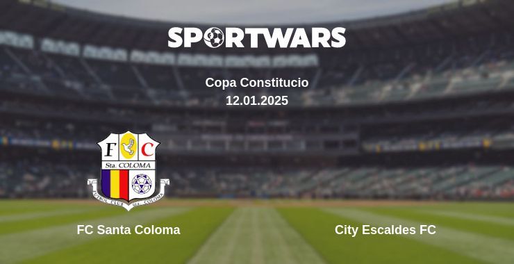 FC Santa Coloma — City Escaldes FC watch online broadcast, 12.01.2025