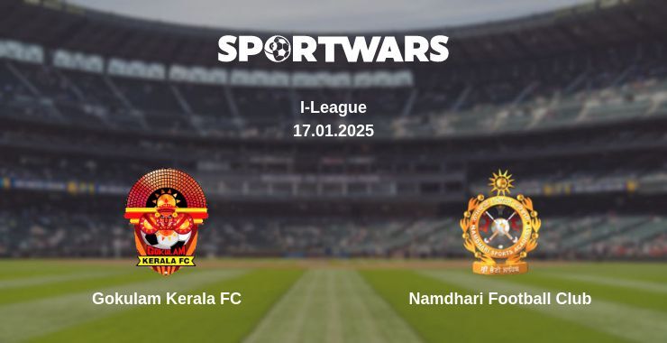 Gokulam Kerala FC — Namdhari Football Club watch online broadcast, 17.01.2025