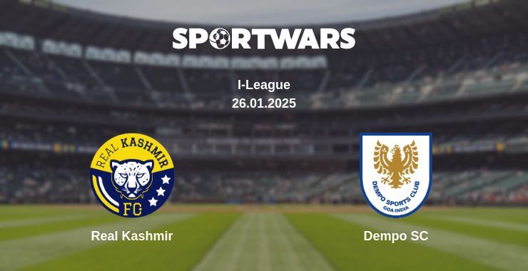 Real Kashmir — Dempo SC watch online broadcast, 26.01.2025