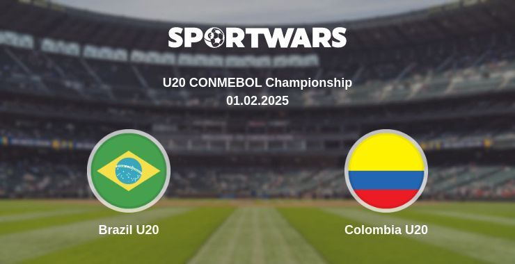 Brazil U20 — Colombia U20 watch online broadcast, 01.02.2025