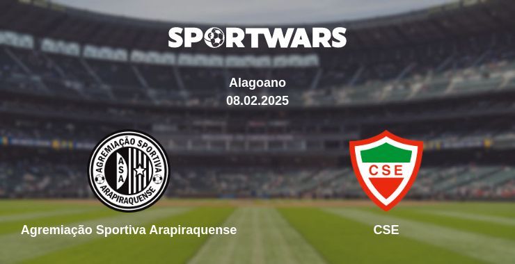 Agremiação Sportiva Arapiraquense — CSE watch online broadcast, 08.02.2025