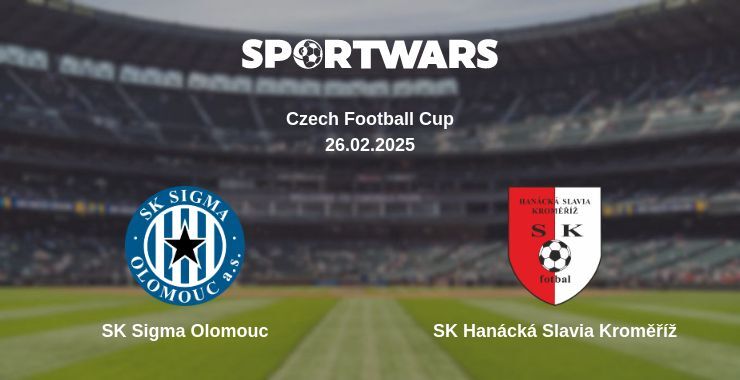 SK Sigma Olomouc — SK Hanácká Slavia Kroměříž watch online broadcast, 26.02.2025