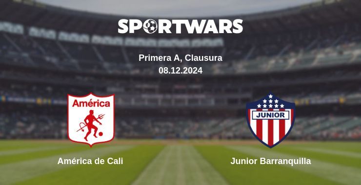 Result of the América de Cali — Junior Barranquilla match, 08.12.2024