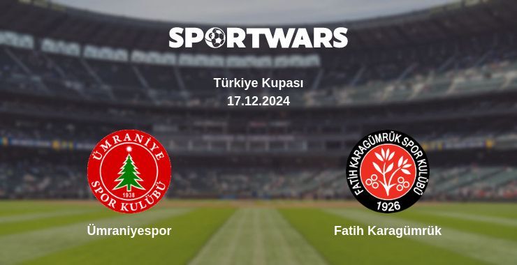 Result of the Ümraniyespor — Fatih Karagümrük match, 18.12.2024