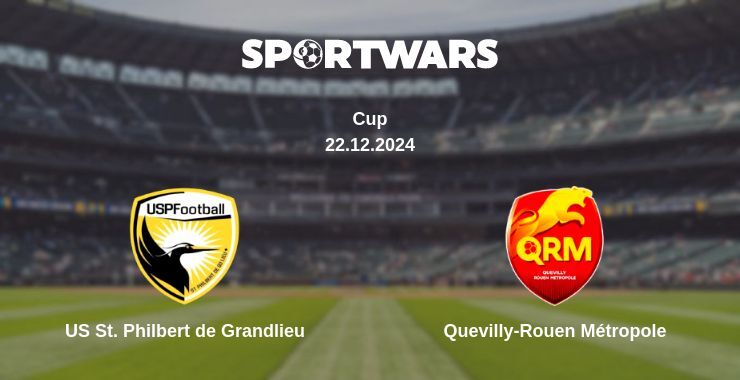 US St. Philbert de Grandlieu — Quevilly-Rouen Métropole watch online broadcast, 22.12.2024