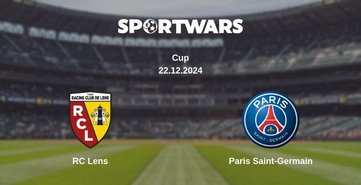 RC Lens — Paris Saint-Germain watch online broadcast, 22.12.2024