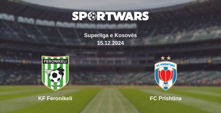 Result of the KF Feronikeli — FC Prishtina match, 15.12.2024