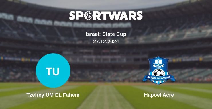 Tzeirey UM EL Fahem — Hapoel Acre watch online broadcast, 27.12.2024