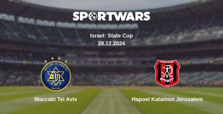 Maccabi Tel Aviv — Hapoel Katamon Jerusalem watch online broadcast, 28.12.2024