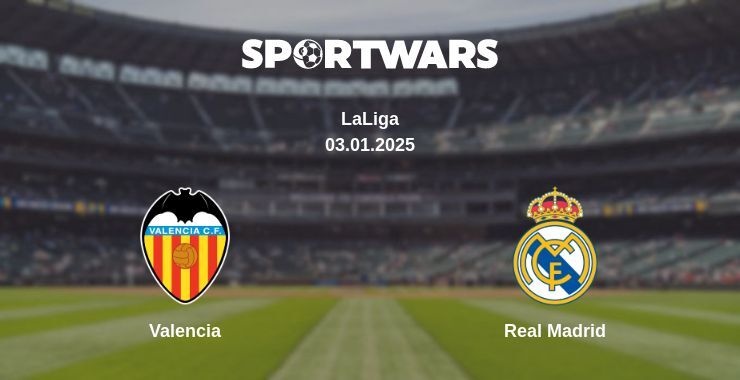 Valencia — Real Madrid watch online broadcast, 03.01.2025